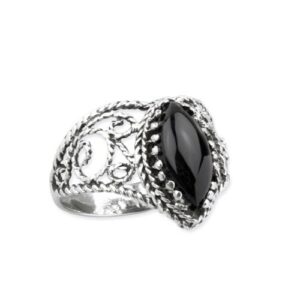 Silberring mit Onyx