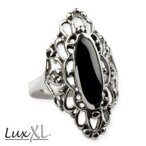 Silberring mit großem Ornament