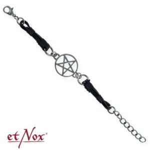 Lederarmband mit Pentagramm