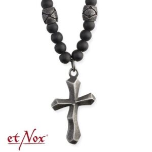 Edelstahlkette 'Ancient Cross'