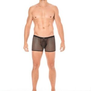 schwarze Netz Boxer Short