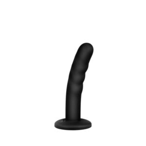 Schwarzer Silikondildo