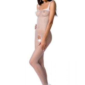 weißer ouvert Bodystocking