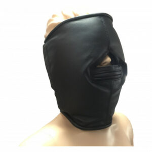 Maske aus weichem Leder