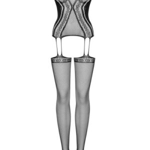 Bodystocking - überkreuztes Muster