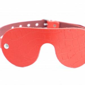 Leder Augenmaske matt