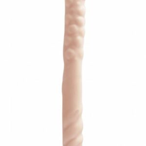 Doppelseitiger Dildo - hautfarben