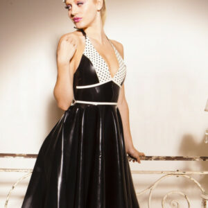 Latex Kleid mit Tellerrock