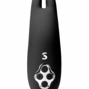 Vibrator mit Rillen - Schwarz