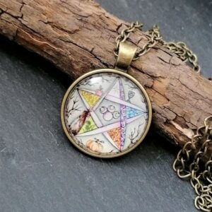 Wicca Pentagramm Anhänger