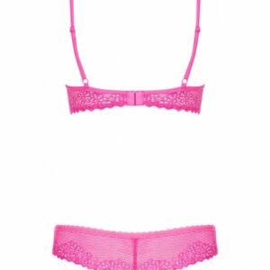 2-teiliges Dessous Set mit Bügel-BH in pink