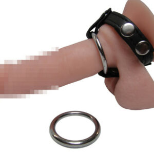 Hodenteiler Gurt mit Penis Ringen