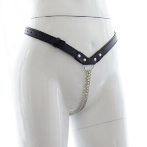 Kunstleder String mit Ketten