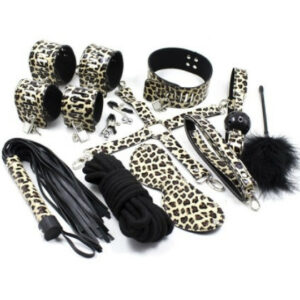 Fessel-Set im Leoparden-Look