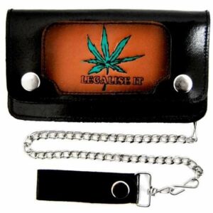 Biker Geldbörse - Legalise It Bunt