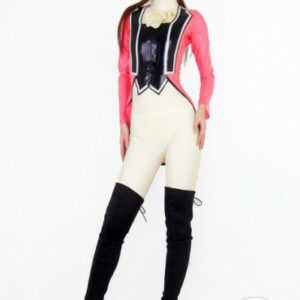 Latex Weste im Offiziers Look