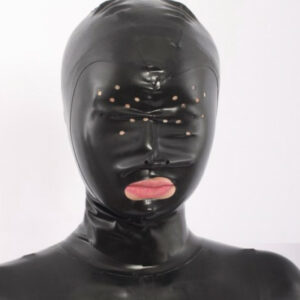 Klassische Latex Maske mit Mundöffnung