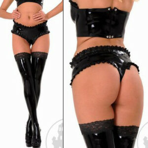 Latex Hipster mit Spitze