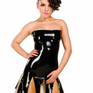 Latex-Minikleid