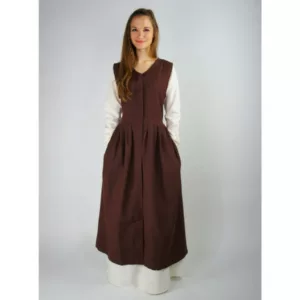 Kurzärmeliges Bauernkleid