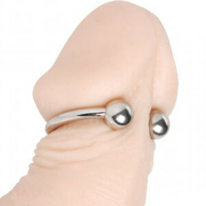 Eichel-Ring mit Perlen