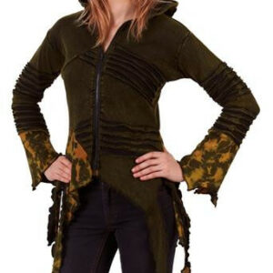 Kapuzenjacke mit Fransen