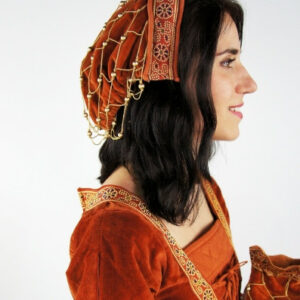 Haube mit Haarnetz