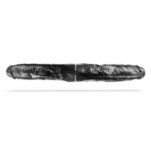 Doppeldildo 'Venen' 2 x 28,5cm schwarz