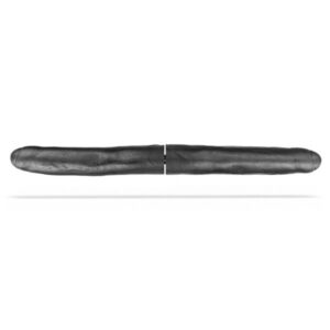 Doppeldildo 'Uncut' 2 x 33cm schwarz
