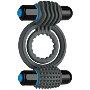 Vibrierender C-Ring 'Double' grau