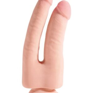 Doppeldildo mit Saugfuß Strap-On kompatibel