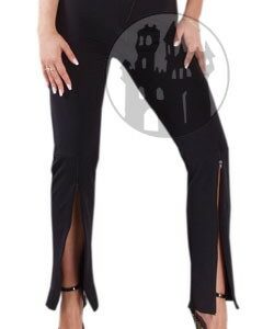 Stretchhose mit Beinreißverschluss