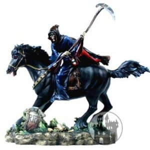 Grim Reaper - schwarzes Pferd und Sense