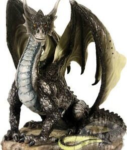 Drachenfigur schwarz