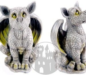 Drachen - Gartenfigur sitzend