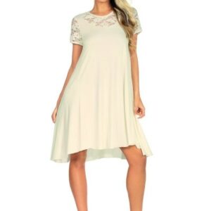 Nachtkleid ecru - Queensize