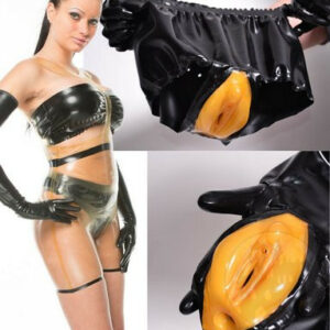 Latex Radler mit Vagina