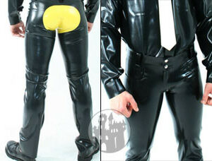 Latex Jeans - Saddle - Gürtelschlaufen