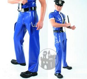 Latex Jeans - Uniform - 2 große Seitentaschen