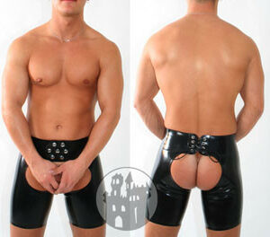 Latex Short Chaps - Round - ohne RV