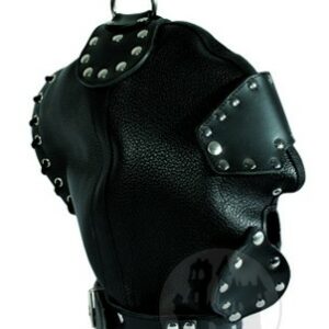 Ledermaske mit Schnürung
