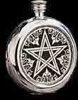 Metallschnapsflasche - Star og Quintes.