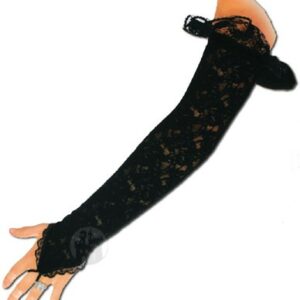 Armstulpen aus Spitze, mit Rüschen