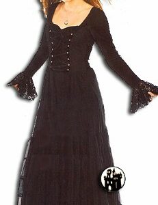 Samt Abendkleid mit Satin & Spitze