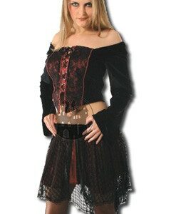 Samt/Satin-Top 'Lidless' - trägerlos
