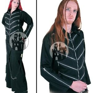 Jacke mit vielen Reißverschlüssen - Unisex