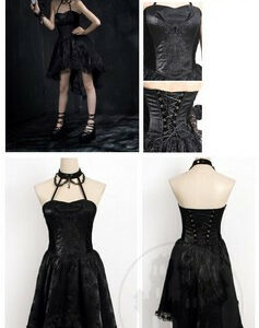 Kleid 'Black Nymph'