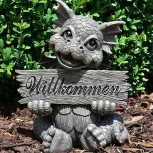 Gartendrache 'Welcome'