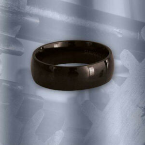 Stahlring 7mm - schwarz