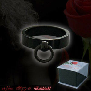 Ring Story of O. schwarz - 5mm